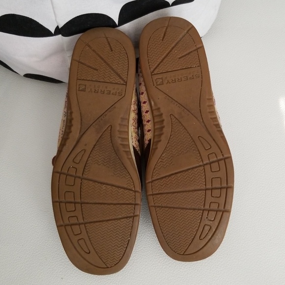 Fur Lined Brown Sperry Top Siders - Picture 8 of 8